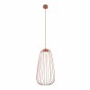 Lampa wisząca kolor ceglany ażurowa druciana owalna minimalistyczna loftowa uniwersalna klasyczna SPHERA S 11308 TK-LIGHTING